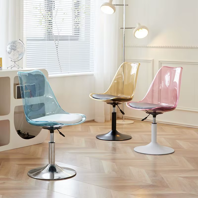 Chaise d'ordinateur transparente