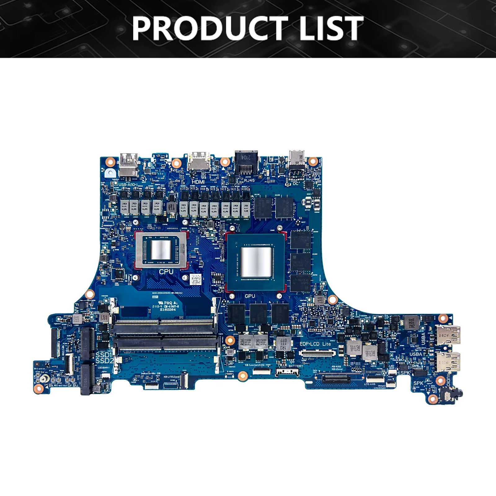 G513Q R9-5900HX RTX3080-V8G Carte Mère Pour ASUS PX513Q G513RS G513QE G713QM G713QR Ordinateur Portable
