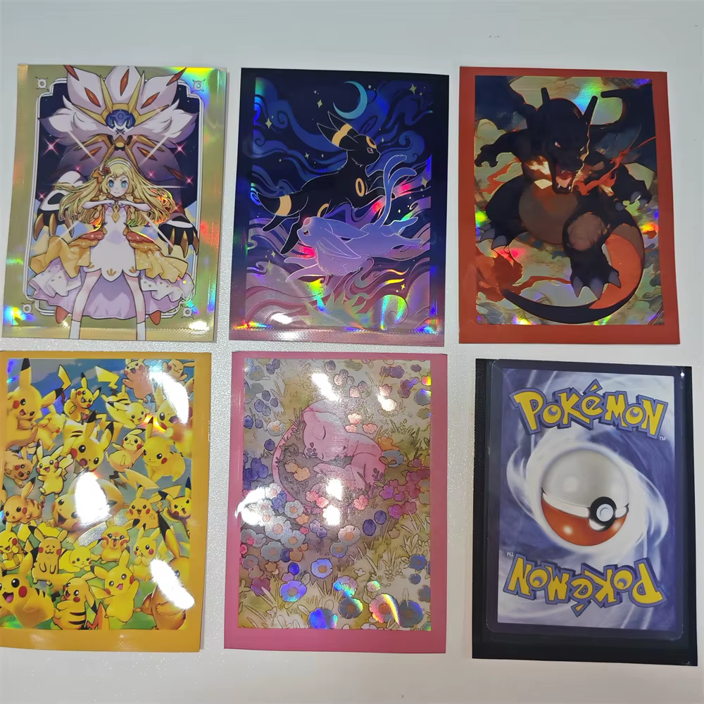 Mewtwo porte-carte 30 Photos Umbreon ensemble de rangement anti-poussière particulier Lillie cartes de jeu organiser ornements Laser exquis étudiant