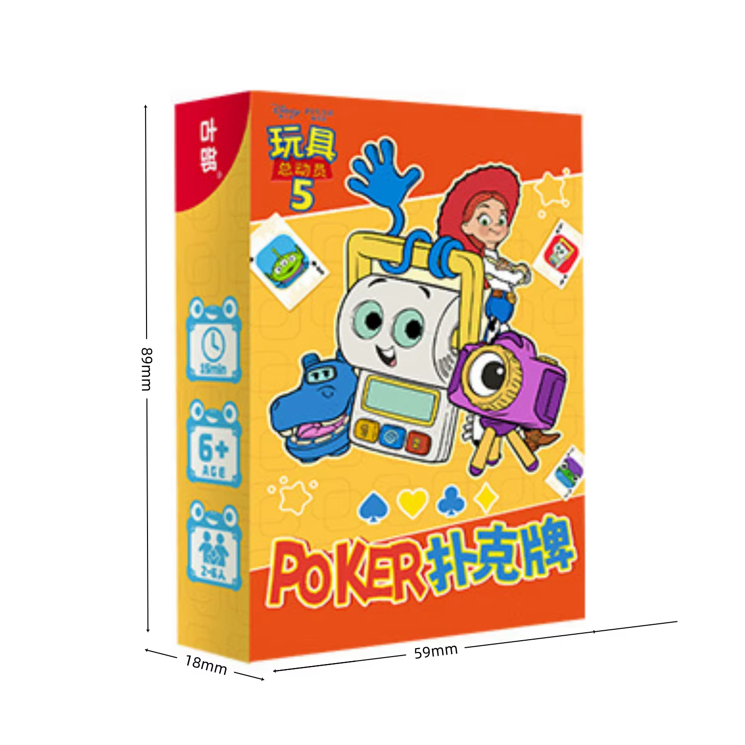 Jeu de cartes de poker Toy Story 5, jeu de société de table, cartes à jouer de dessin animé, jeu de cartes interactif familial, fournitures de fête, cadeau de Noël original