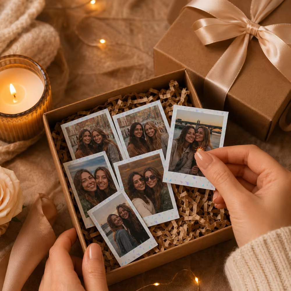 6 cartes photo holographiques personnalisées de 3,5 pouces, cartes Lomo holographiques personnalisées, cartes photo personnalisées pour un cadeau souvenir