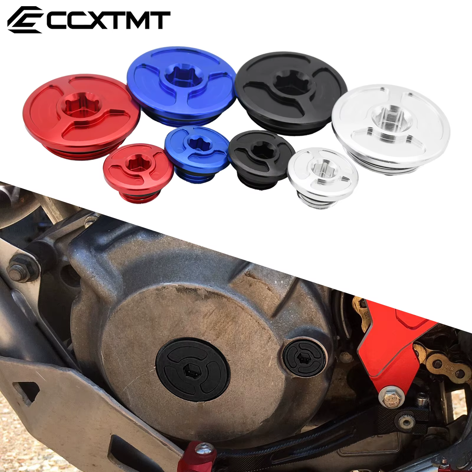 Bouchons de synchronisation de moteur CNC, boulons, couvercle de carter pour CRF150R CRF230F CRF250R CREF450R CRF450X CRF100L TXR400EX XR650L 1993 – 2022