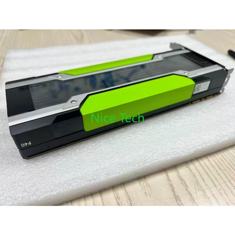 Carte graphique P40 24 Go DDR5 double slot PCI-E 3.0 x16 pour l'IA et l'apprentissage automatique