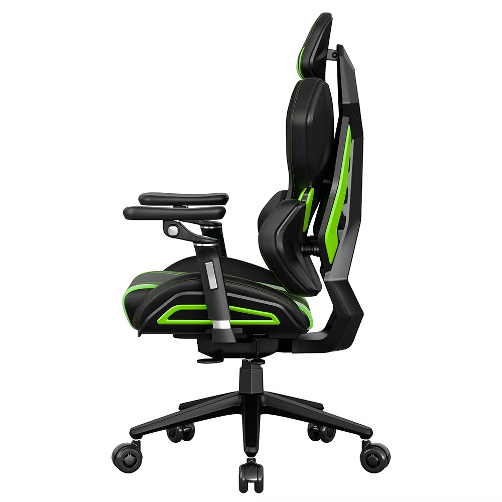 Chaise de jeu ergonomique pivotante en cuir de haute qualité avec fonctions de refroidissement
