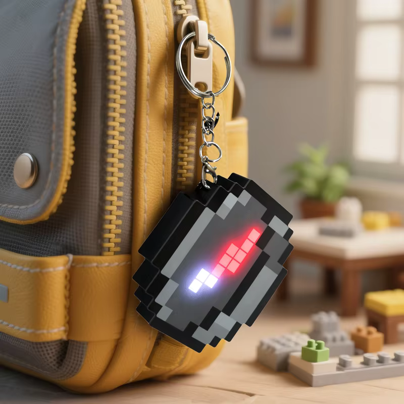 Boussole Pixel Wind : Jouet Décoratif, Breloque, Porte-clés à Boussole Mobile, Pendentif, Jouet à Usage Réel, Cadeau pour Fans
