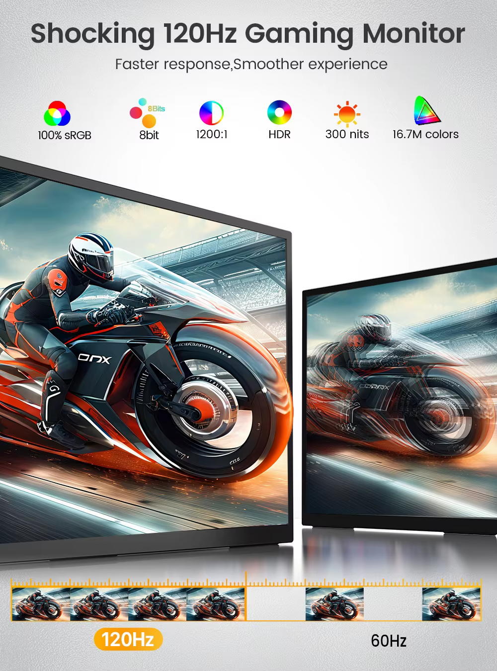 UPERFECT Moniteur LCD IPS de 18