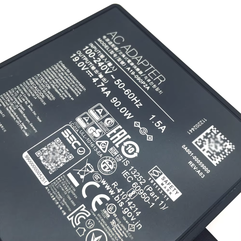 Group chargeur d'ordinateur portable adaptateur secteur pour ASUS A19-090P2A X1603Z 19V 4.74A 90W câble d'alimentation