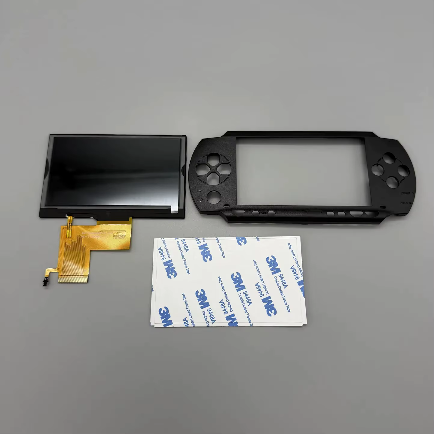 Écran plastifié PSP1000 LCD entièrement laminé pour Sony PlayStation Portable/PSP1000. Livraison de la couverture avant personnalisée