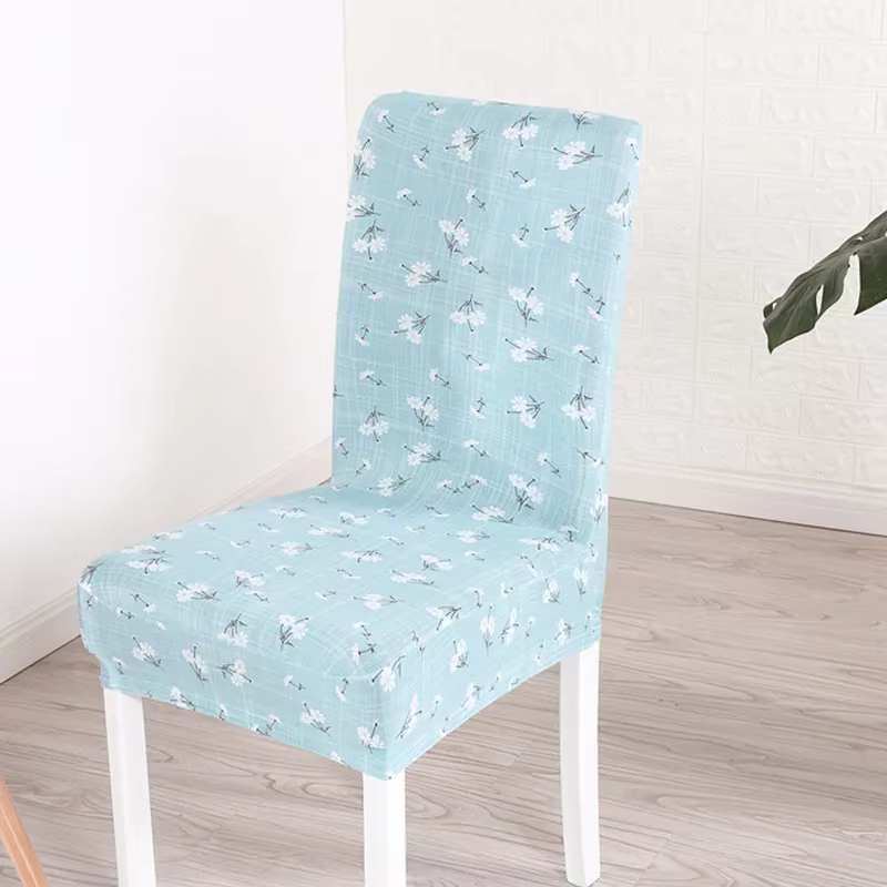 Juste de chaise en tissu pour salle à manger et cuisine, housses de chaise de salon, housses de chaise commandées