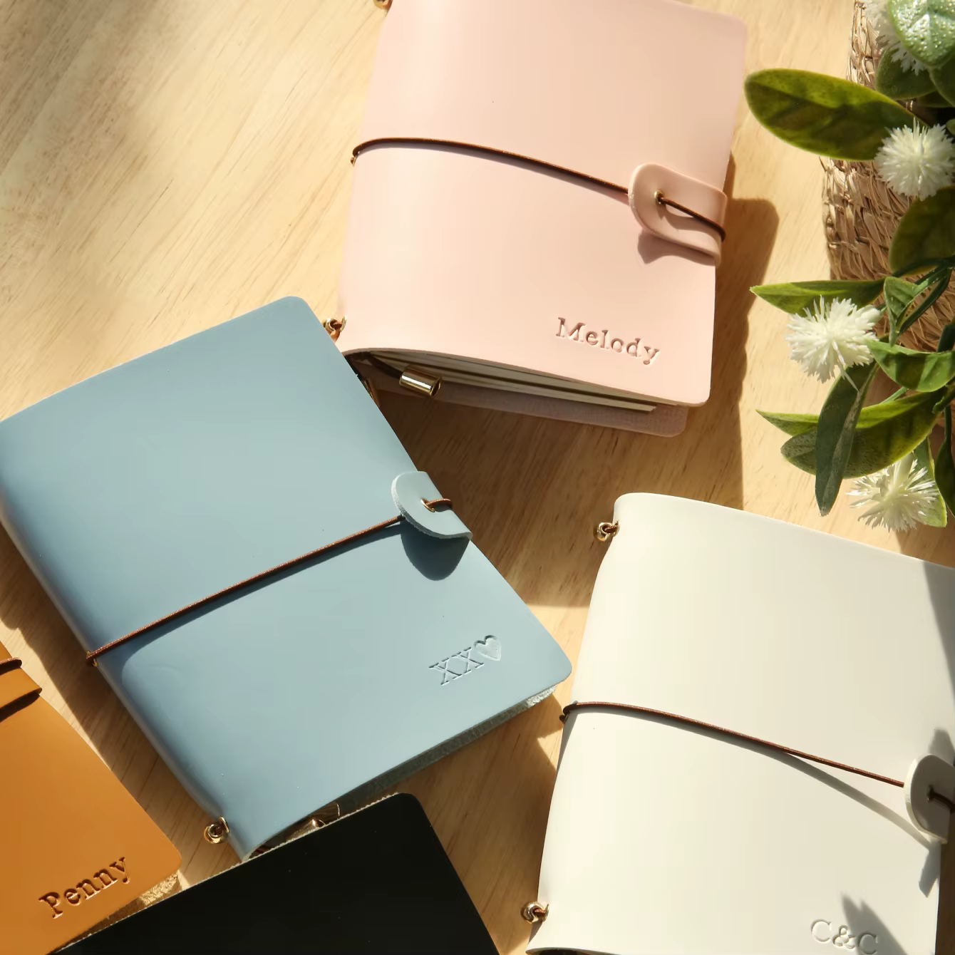 Porte-passeport en cuir personnalisé avec nom gravé, carnet créatif A7, porte-cartes, bloc-notes de voyage portable, cadeau