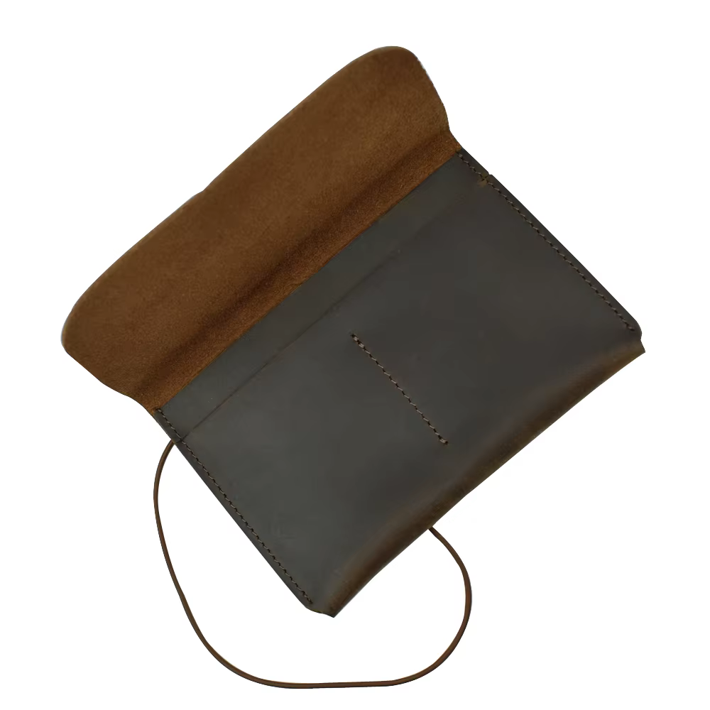 Porte-passeport en cuir et portefeuille de voyage – Organiseur vintage en cuir véritable avec sangle sécurisée pour cartes, espèces, passe d'embarquement