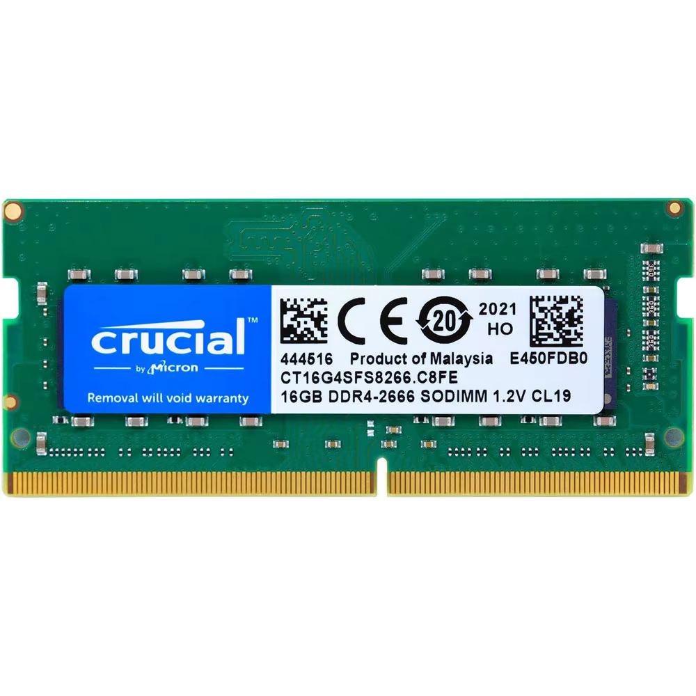 Crucial DDR4 RAM 16GB 32GB 4GB 8GB 3200MHz 2133 2400 2666MHz mémoire d'ordinateur portable SODIMM PC4-25600 21300 19200 17000 pour Intel et AMD