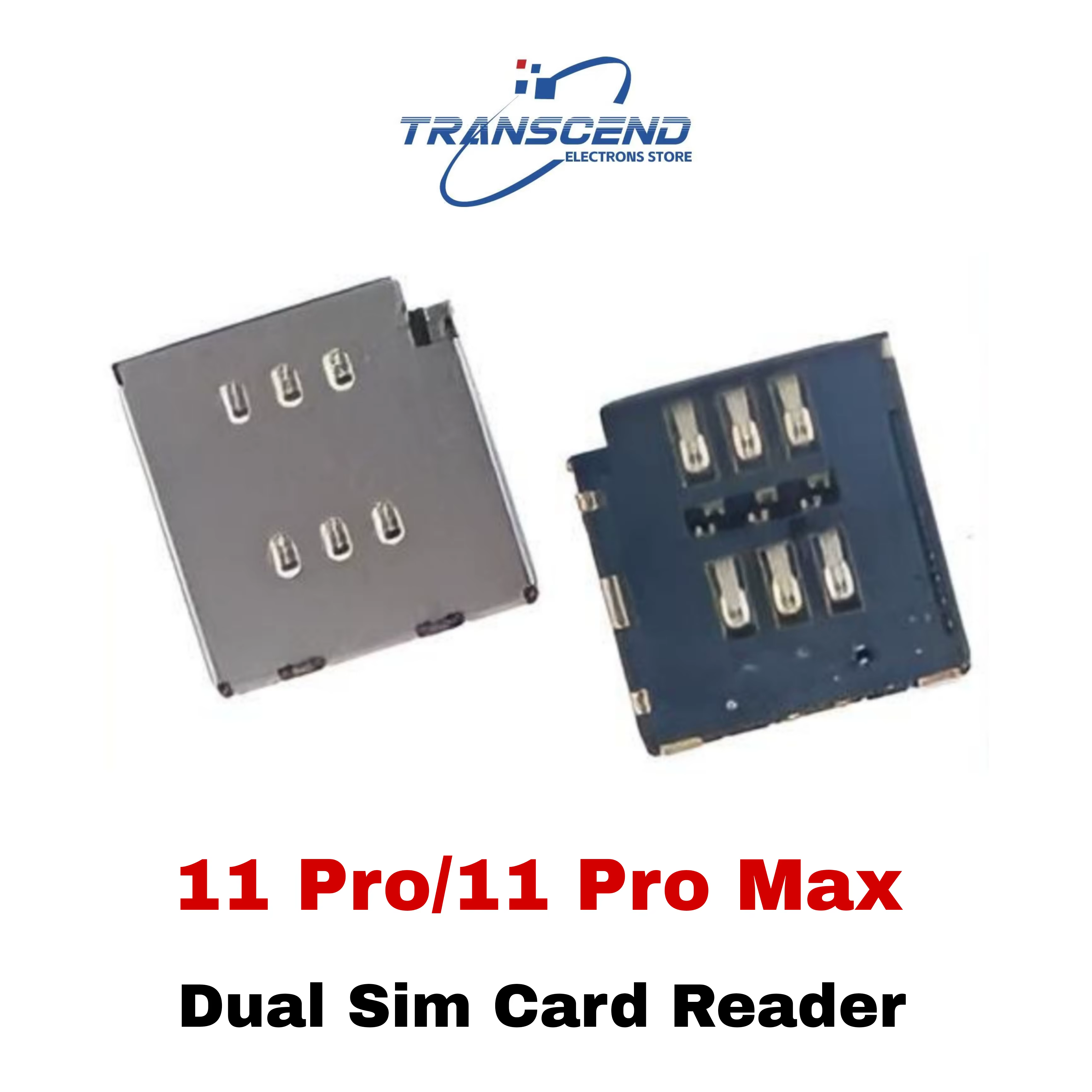 Lecteur de carte SIM pour iPhone 11, 12, 13, 14, 15 Pro Max Plus XR, double emplacement pour carte SIM, adaptateur interne avec câble flexible, 2 à 10 pièces