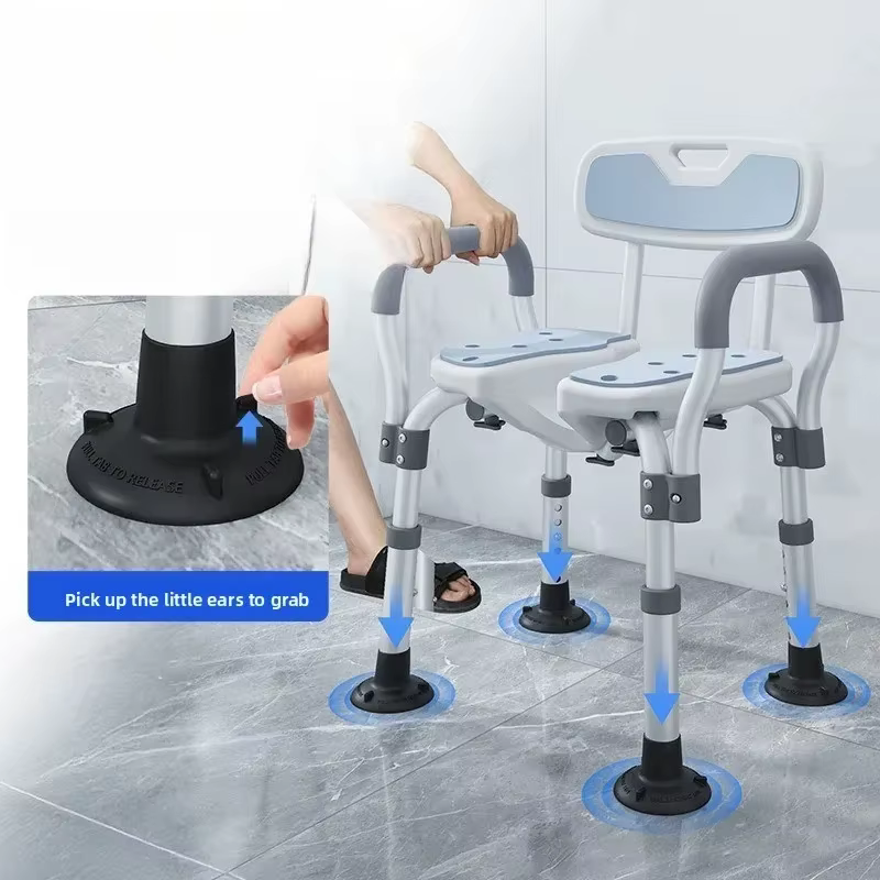 Tabouret de bain japonais-chaise de douche antidérapante pour personnes âgées et enceintes, siège pliable avec trous, banc robuste