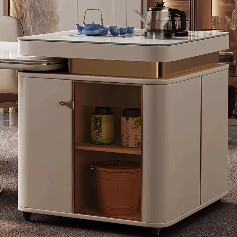 Ensemble de table à manger rectangulaire en ardoise pour 6 personnes, style moderne, simple, luxe léger, haut de gamme, meubles de salle à manger