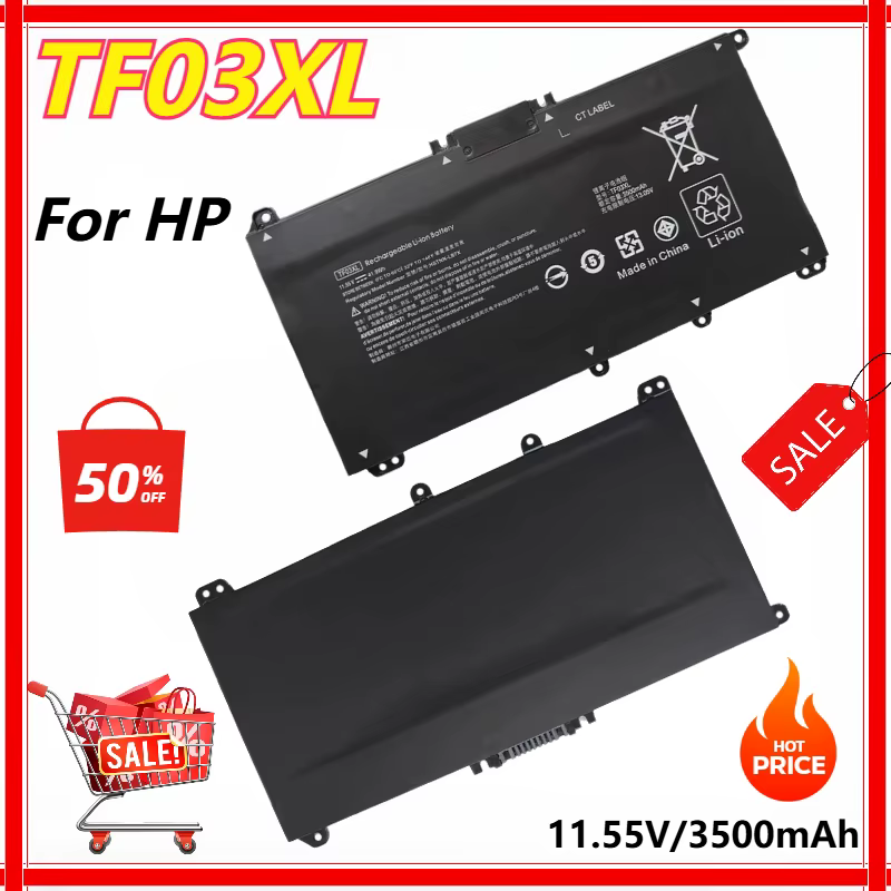 TF03XL TF03 batterie d'ordinateur portable pour HP pavillon 15-CC 14-bf033TX 14-bf008TU 14-bf108TX HSTNN-UB7J TPN-Q188 TPN-Q189 TPN-Q190 Q191