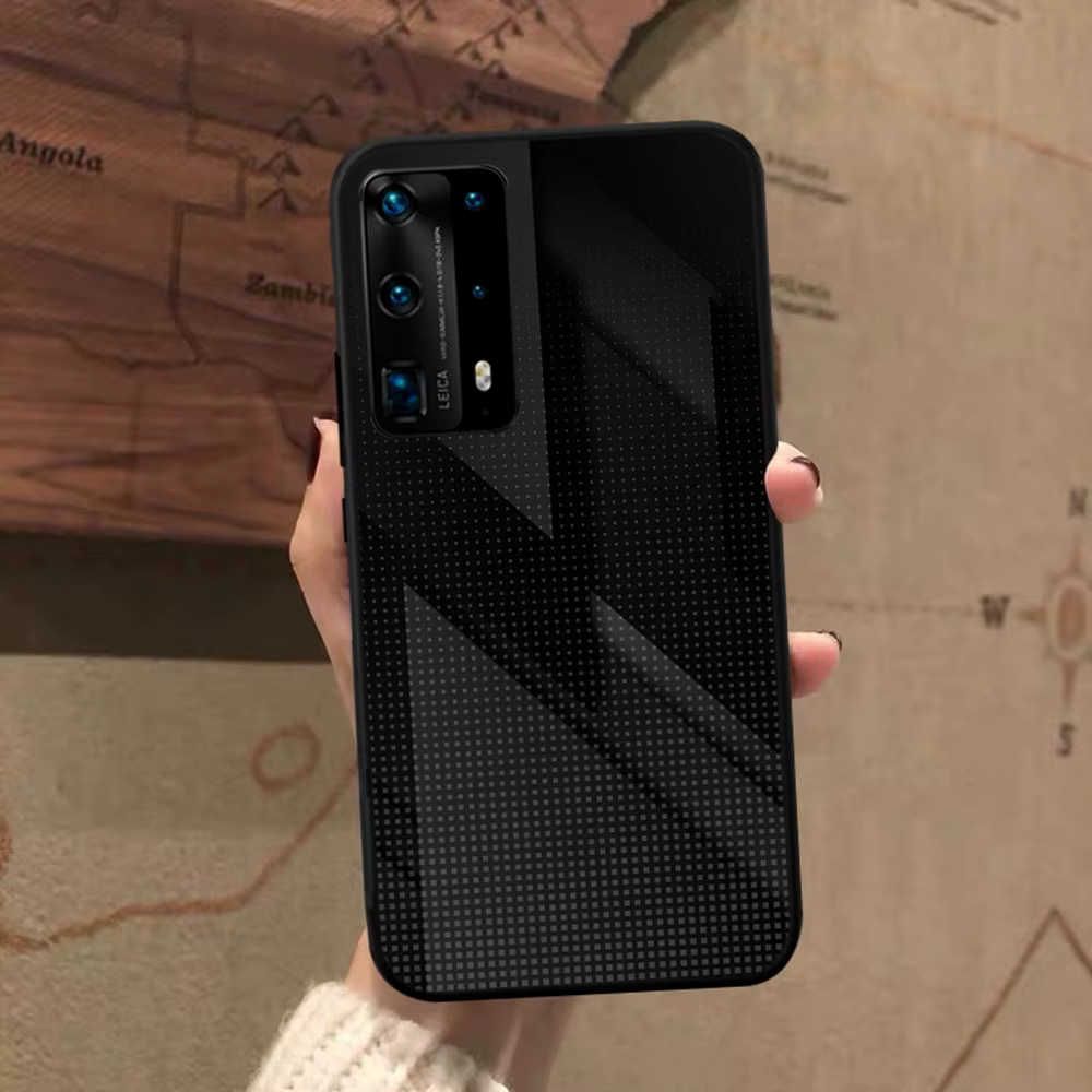 Coque de téléphone en fibre de carbone pour voiture, Huawei P 8 9 10 20 30 40 50 Pro Lite Psmart Honor 10 lite 70 Mate 20lite