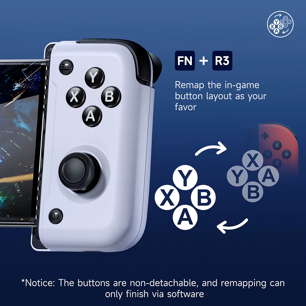 Manette de jeu mobile EasySMX M05 Type C compatible avec les téléphones Android