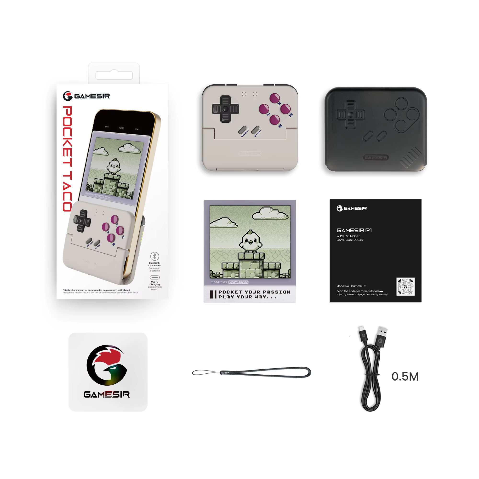 Manette de jeu mobile GameSir Pocket Taco
