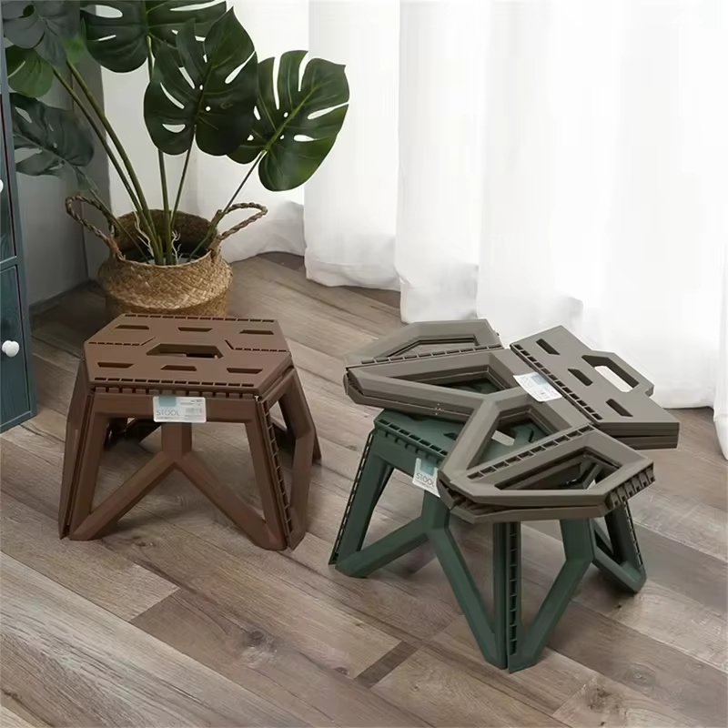 Tabouret pliant portable pour l'extérieur - Siège léger et durable pour le camping, la pêche et les activités de plage