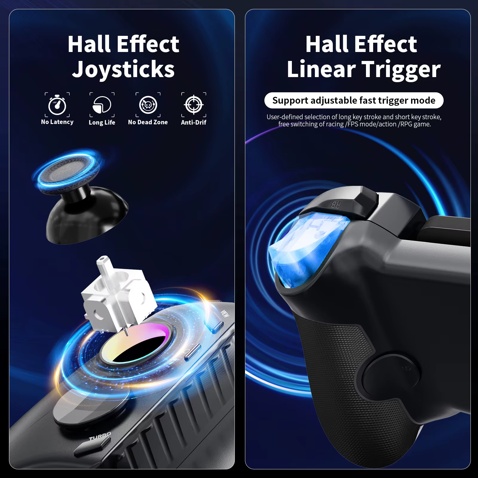 Contrôleur de jeu mobile AceGamer type-c pour iPhone série 15/Android