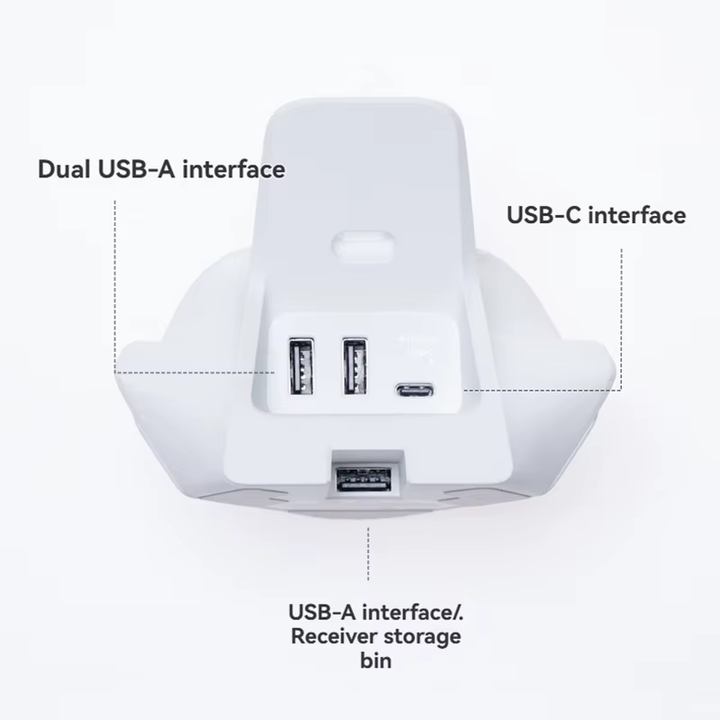 Station de chargement originale Flydigi 2PRO avec trois ports USB pour adaptateur d'alimentation de Base de contrôleur