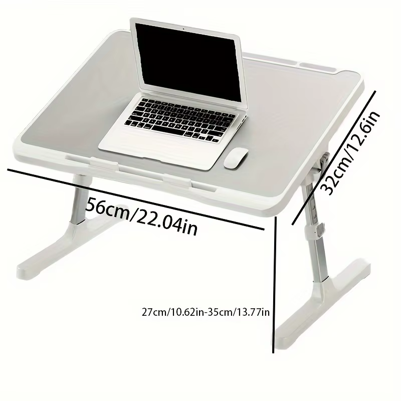 Bureau pliable pour plateau de lit pour ordinateur portable