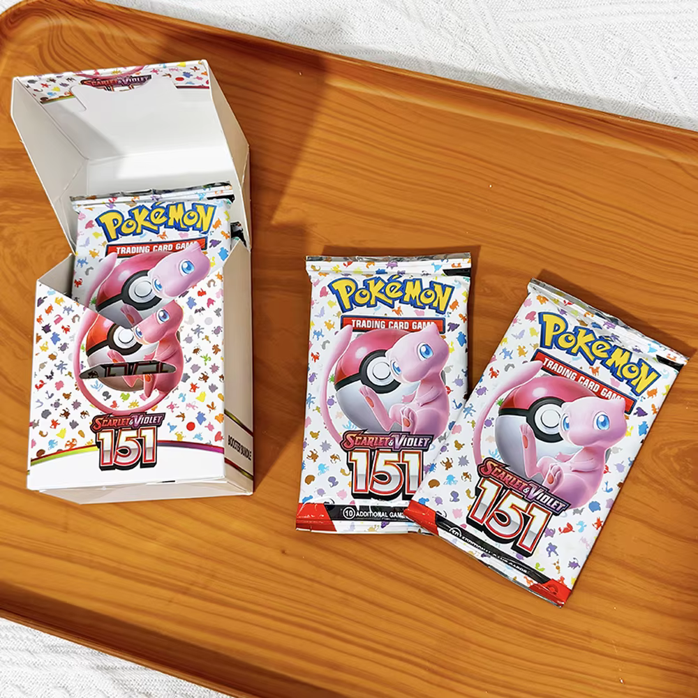 Cartes Pokémon v10 Booster Prismatic Evolutions Phantasmal Flames Scarlet Violet 151 Bolt Booster anglais Cartes de combat et de transaction