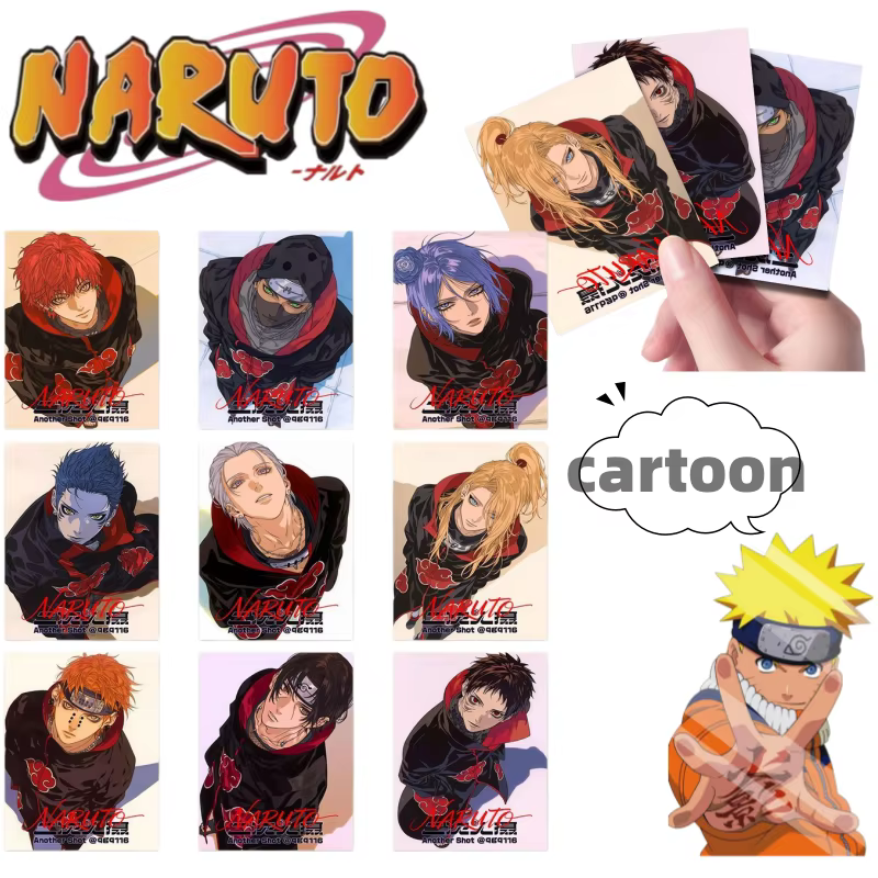 Cartes Naruto Sasuke Uchiha et Uzumaki, dessin animé Naruto, mignon, nouveau, créatif, mode, personnalité, marque-page portable de haute valeur, cadeau