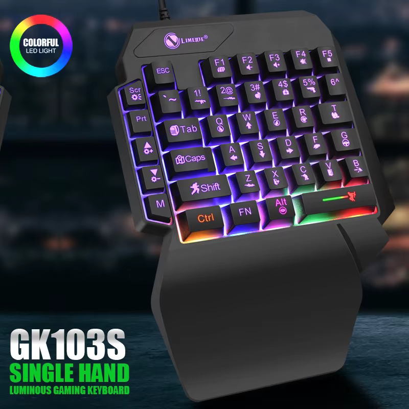 Clavier de jeu mécanique à une main à 35 touches