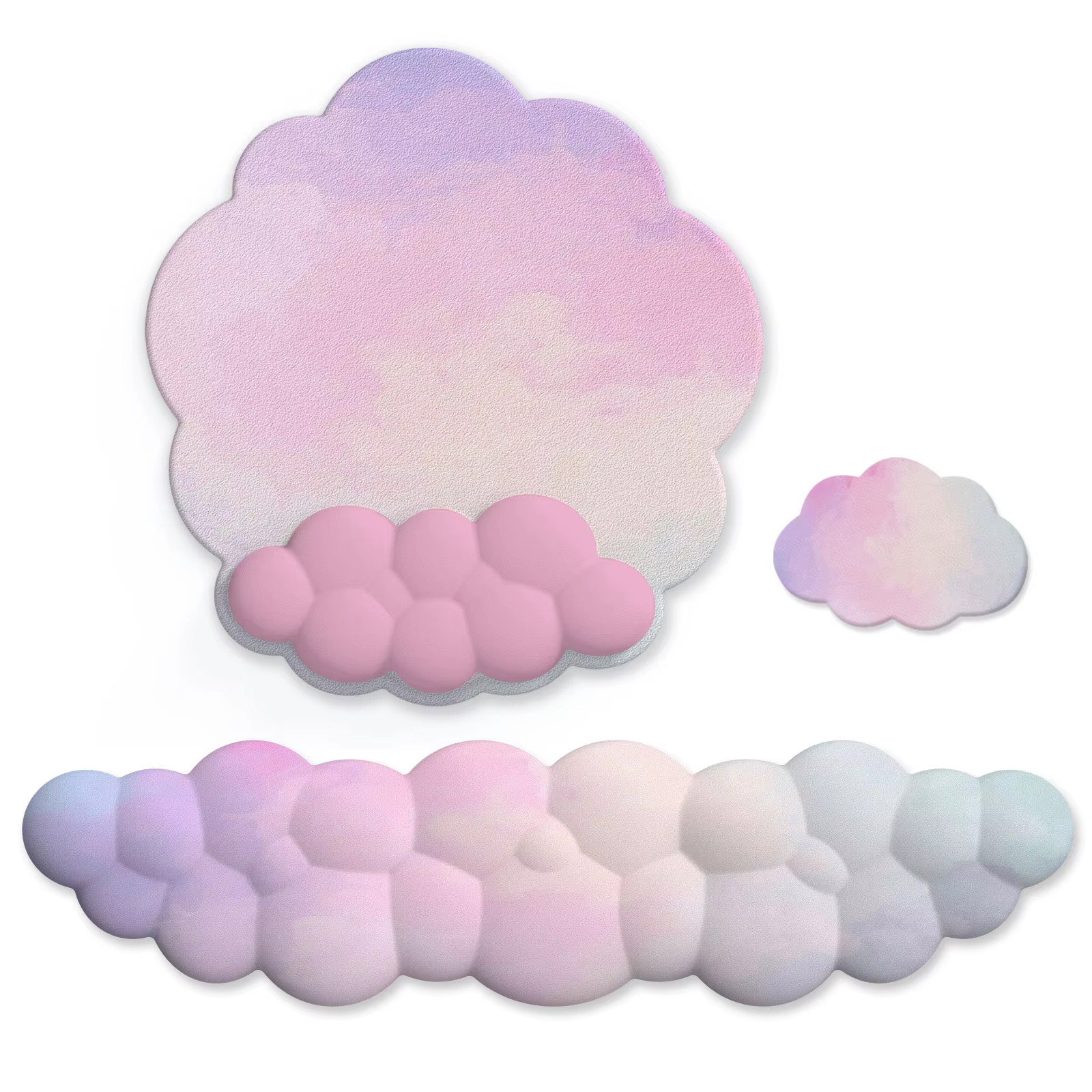 Tapis de clavier de jeu dégradé nuage