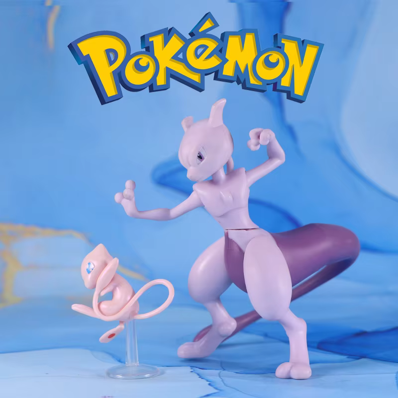 Figurine de collection WCT Pokemon Mew Mewtwo, jouet pour les fans, cadeau de festival