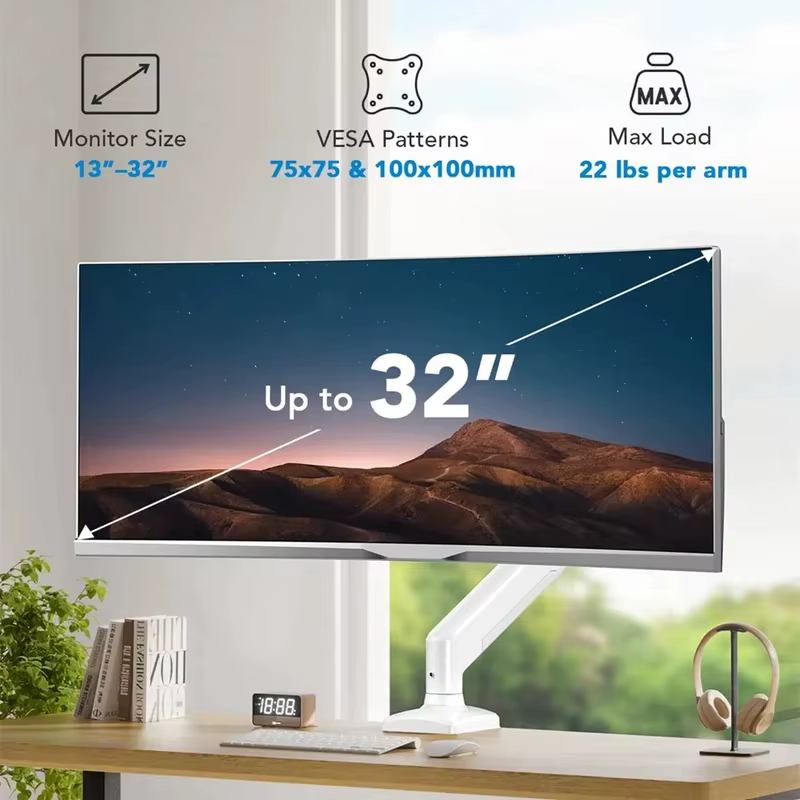 Support universel pour moniteur à écran simple et double