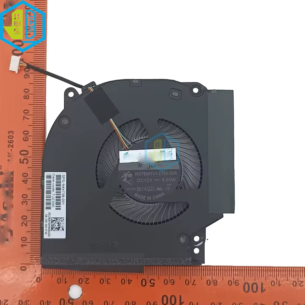 Ventilateur CPU GPU pour HP Victus 16 16-S 16-R 16-S0000 16-R0076TX 2023 DC12V N44738-001 MG75091V1 C180 C190