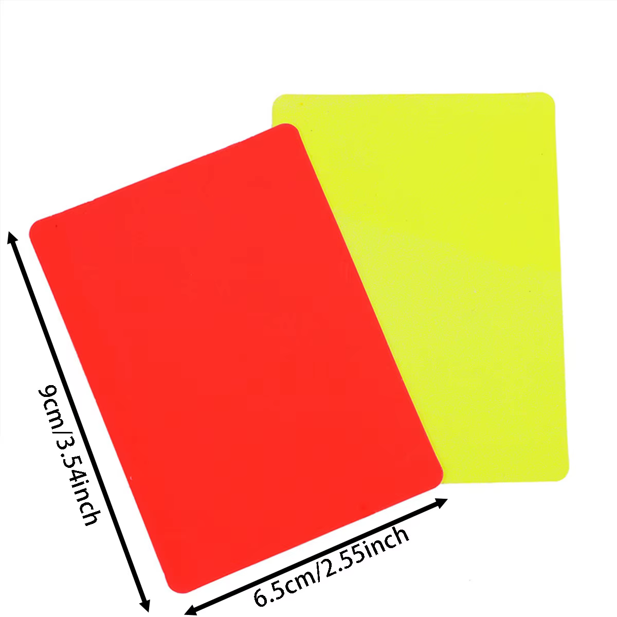 Ensemble de cartes rouges et jaunes d'arbitre avec bloc-notes, crayon et couverture en cuir – Outil de notation des pénalités pour arbitres de matchs de football