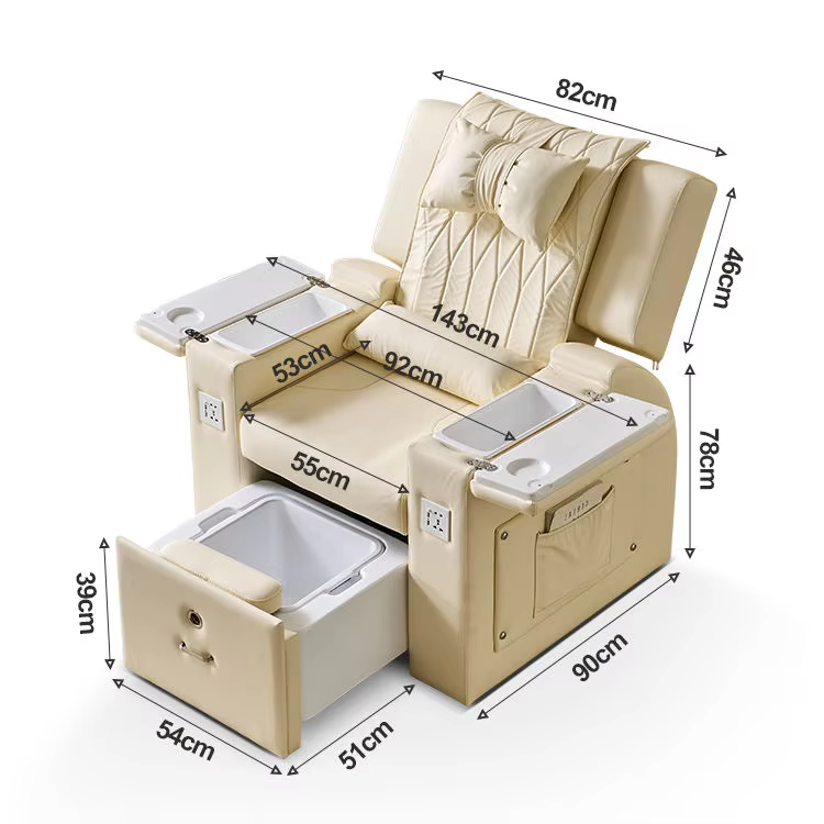 Vente chaude manucure et pédicure canapé chaise Spa pédicure chaises luxe Spa Massage chaise pédicure Machine