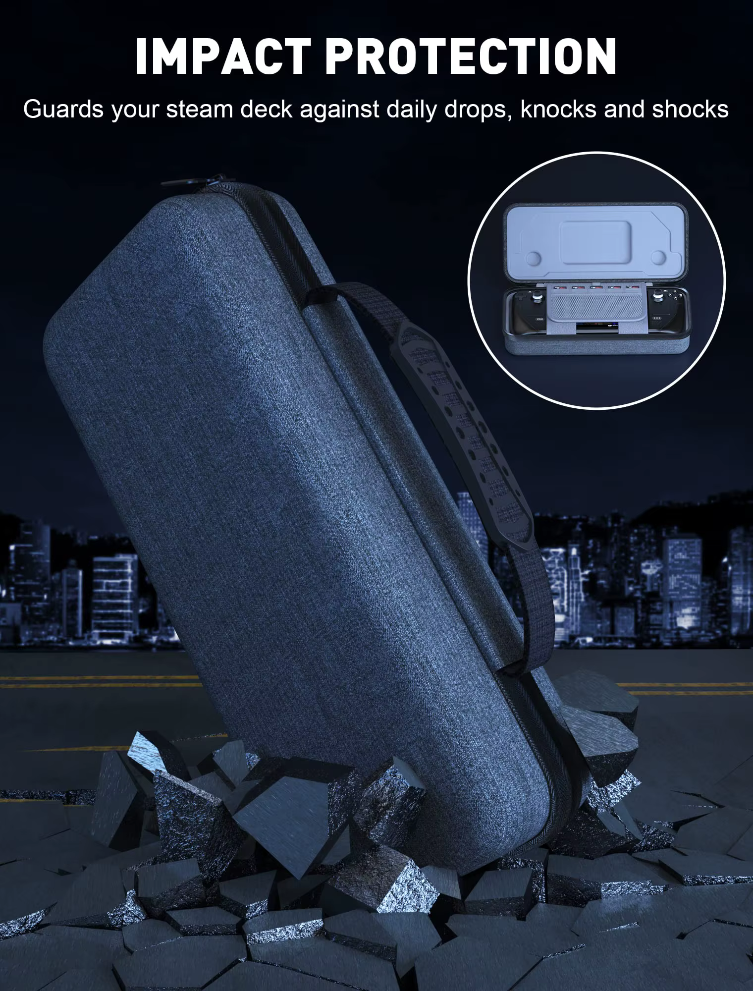 Étui de transport pour Console de jeu Steam Deck