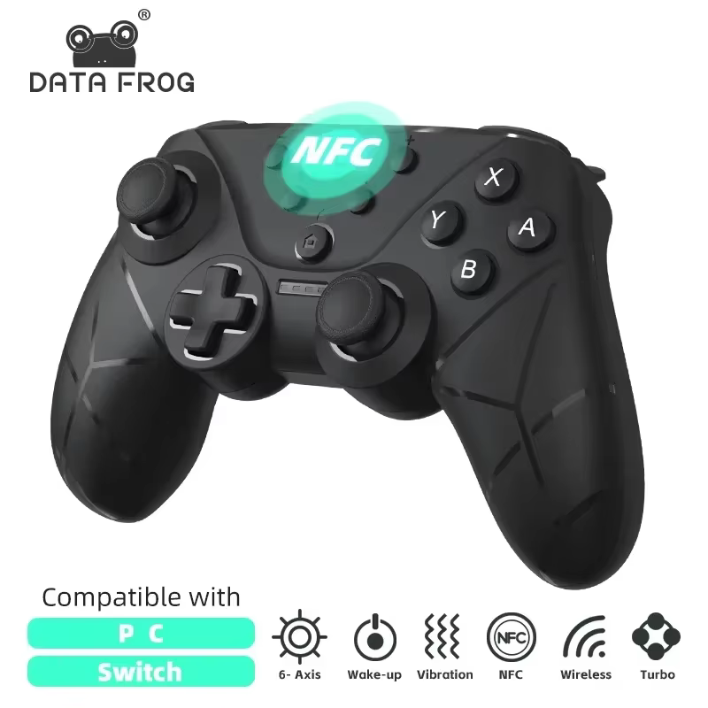 DATA FROG Manette de jeu légère avec fonction NFC Turbo Burst