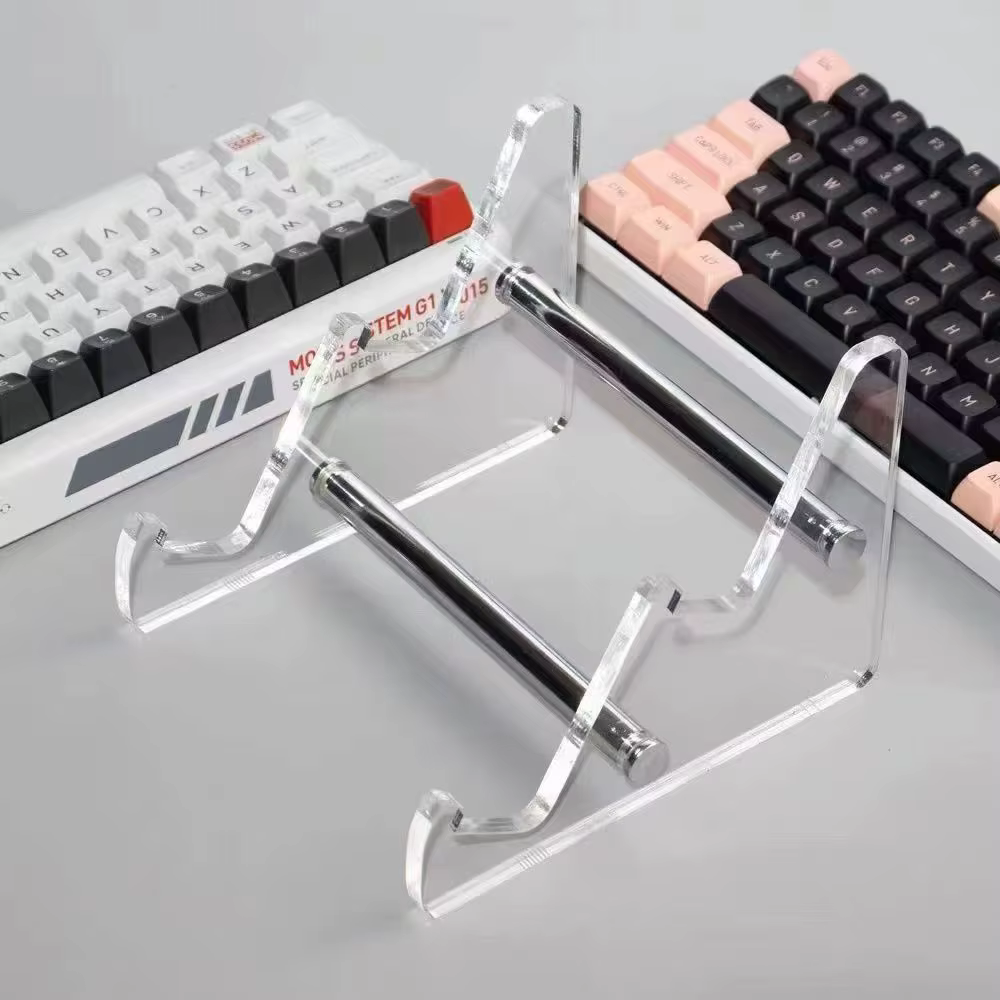 Présentoir de clavier en acrylique Transparent