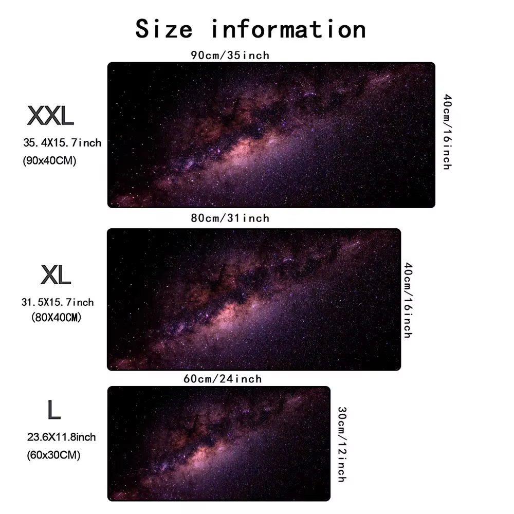 Tapis de Souris XXL Galaxie Spatiale