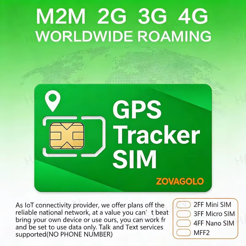 Carte SIM Asia 4G LTE M2M pour appareils GPS – 360 Mo/360 jours, montres intelligentes, colliers pour animaux de compagnie, talkies-walkies, IoT prêt sans contrat
