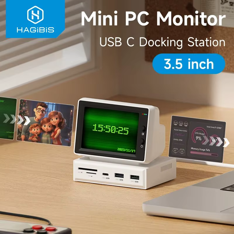 Hagibis 3.5 pouces IPS Mini écran AIDA64