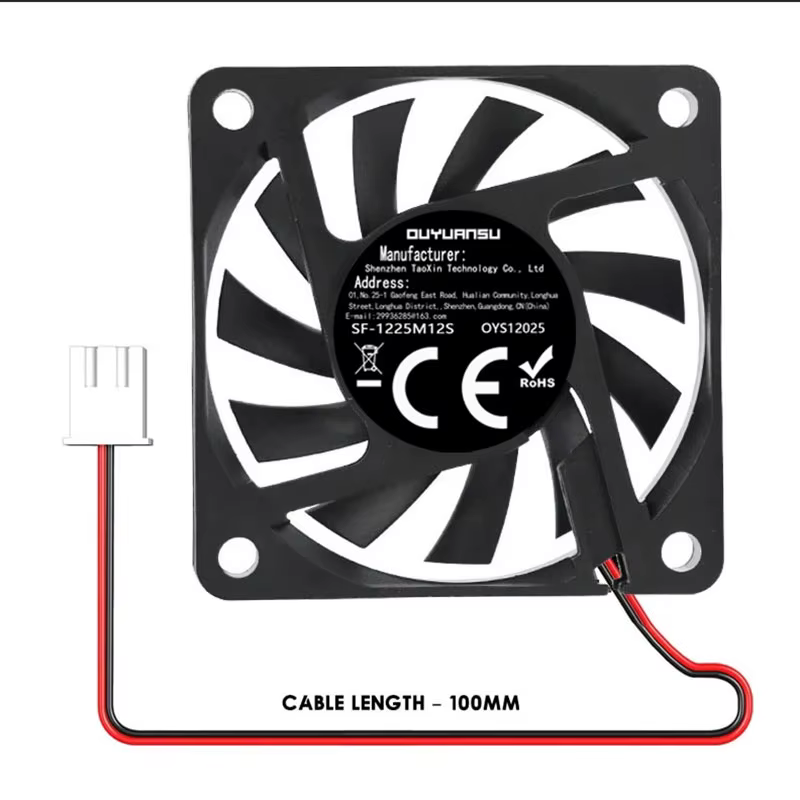 40mm x 40mm x 10mm 50mm x 50mm x 10mm 60mm x 60mm x 10mm 5V 2Pin DC refroidissement ventilateur silencieux refroidisseurs de processeur