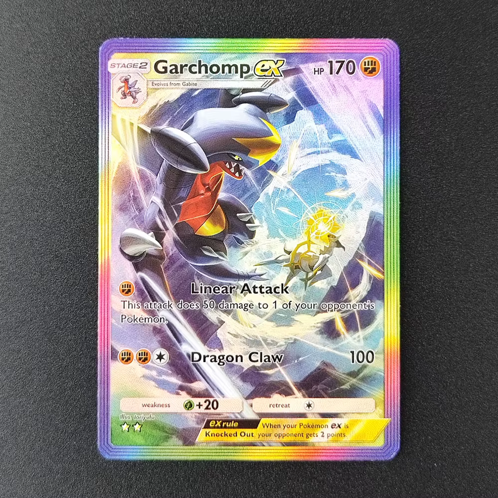 Carte de jeu Pokémon TCG anglaise auto-fabriquée, série Triumphant Light A2a, avec Arceus, Leafeon, Glaceon, Probopass, Garchomp, Irida, Adaman
