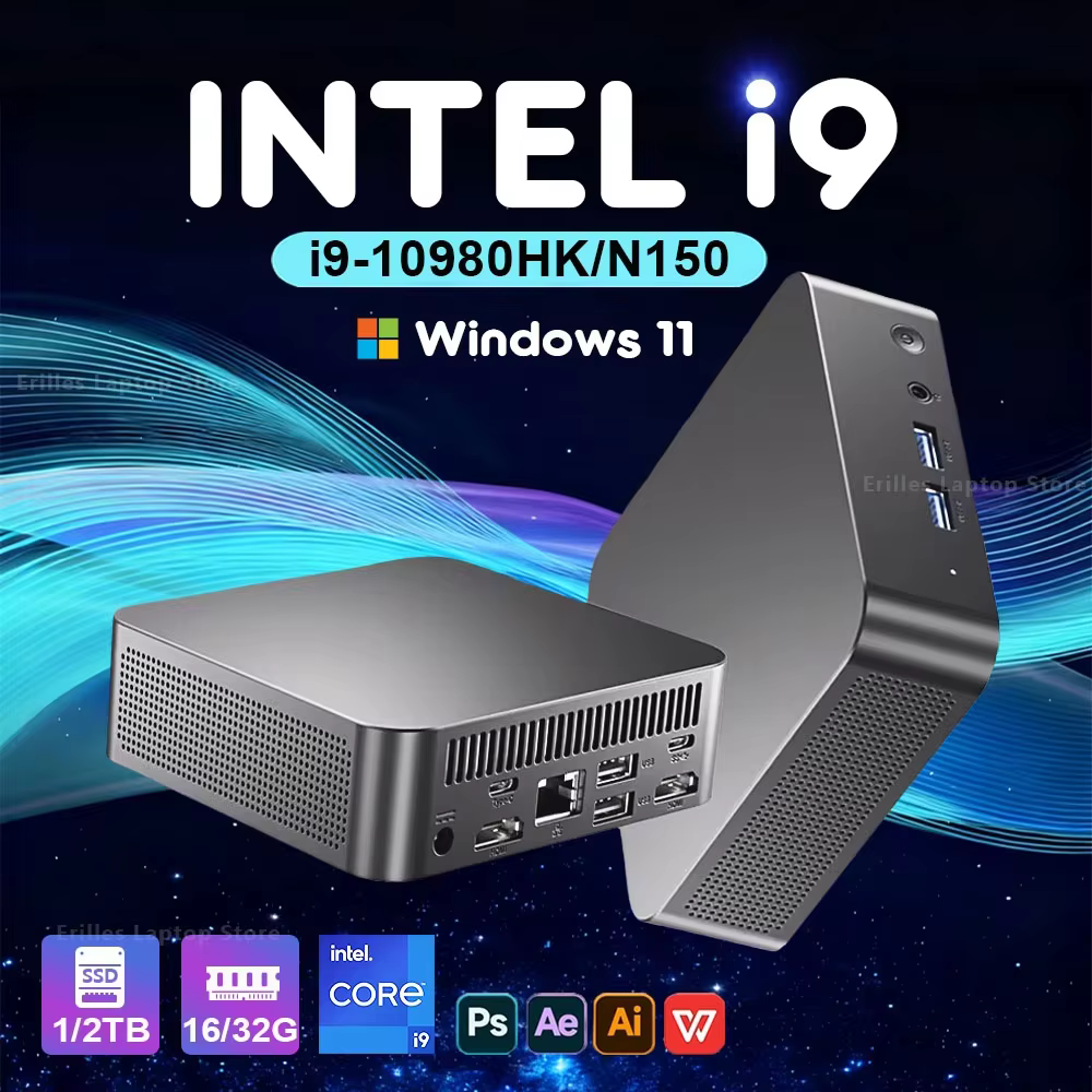 Ordinateur portable Intel Core i9 10980HK Windows 11 Pro
