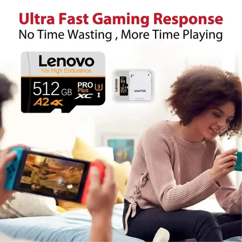 Carte mémoire SD Lenovo 256GB 512GB classe 10