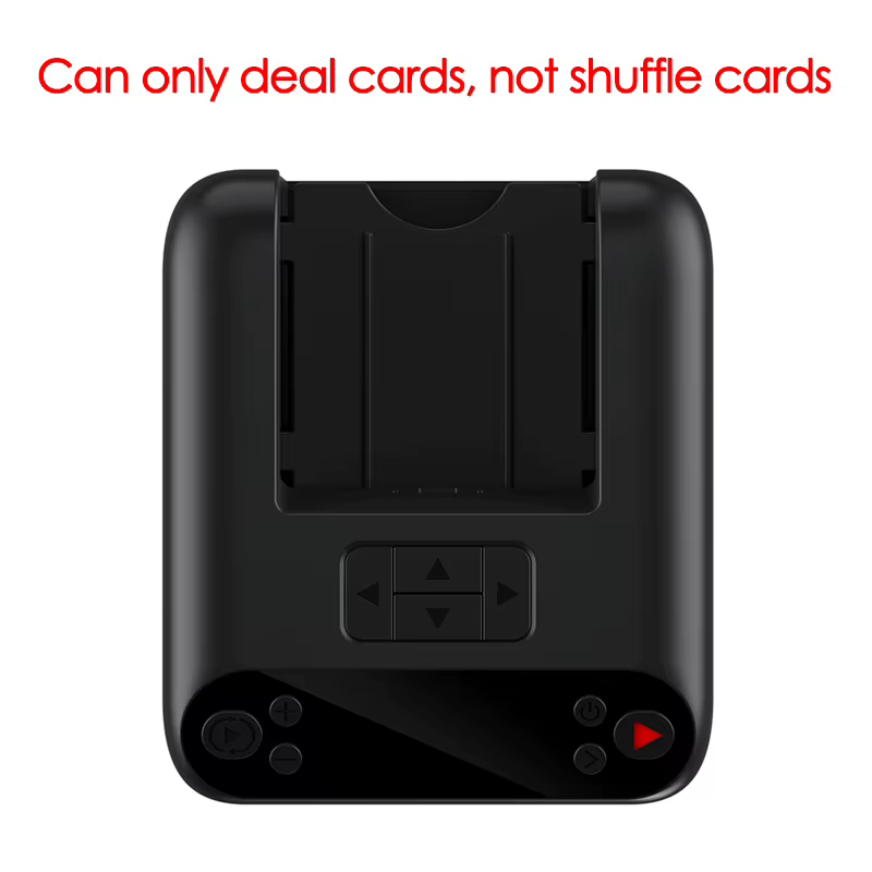 360 °   Machine automatique rotative de déclencheur de cartes, outil de déstockage de cartes à jouer de Poker, affichage OLCD, distributeur de cartes Intelligent 5000mAh