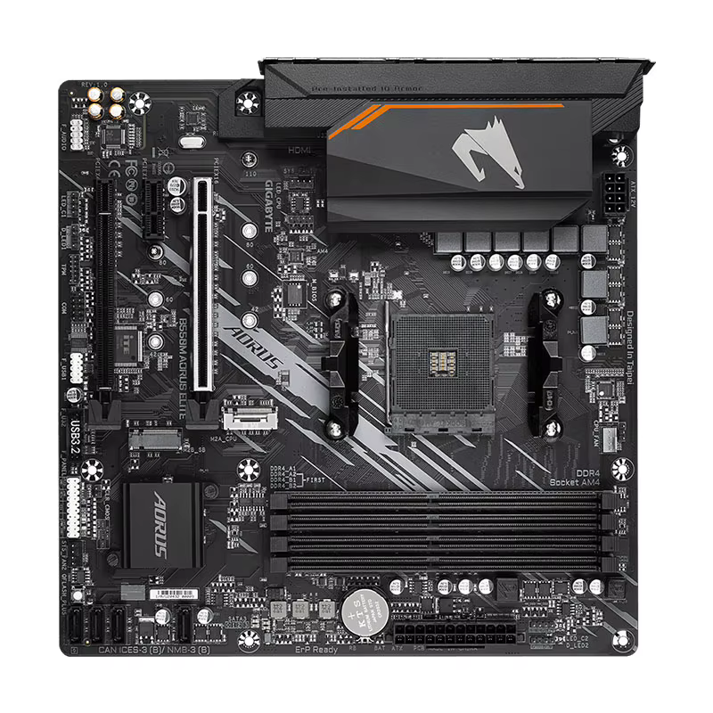 GIGABYTE B550M AORUS ELITE nouvelle carte mère Micro-ATX AMD B550 Socket AM4