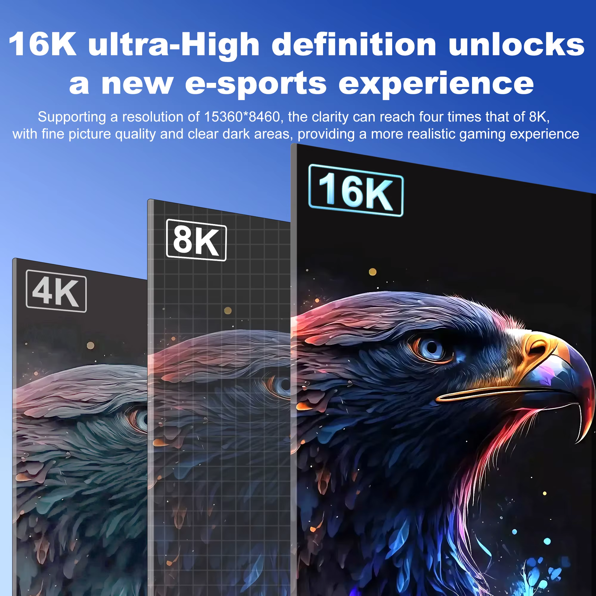 Câble HDMI 2.2 16K 96 Gbps 8K@120Hz 4K@240Hz 2K@360Hz compatible