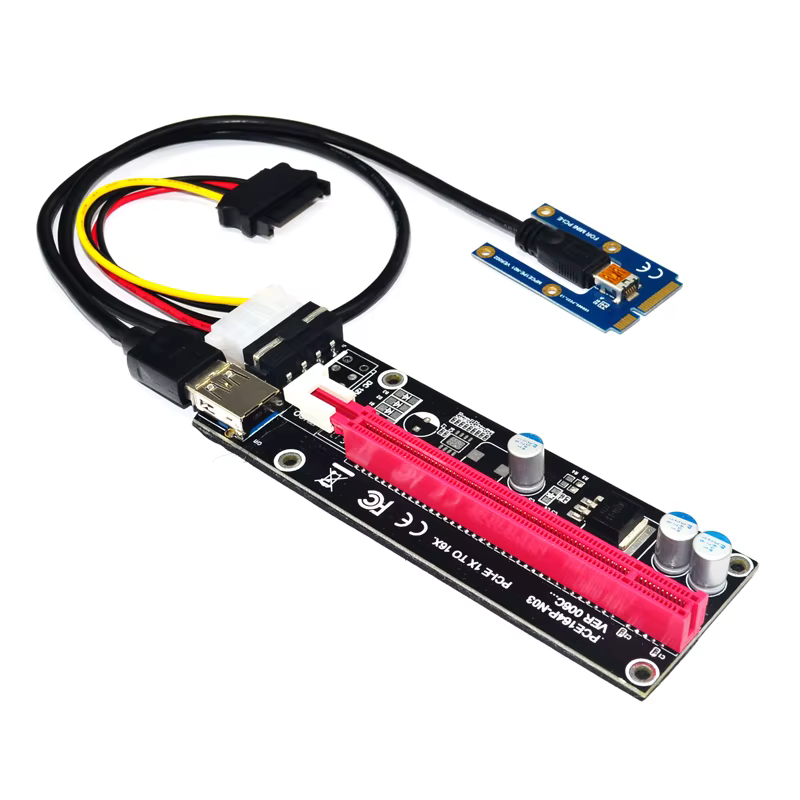 Carte Mini PCIe à PCI express pour carte graphique externe